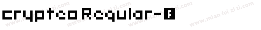 crypteo Regular字体转换